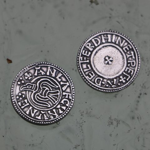 ANLAF GUTHFRITHSSON, NORDUMBIRA UND DUBLIN WIKINGERMÜNZE, NACHBILDUNG, SILBER 925
