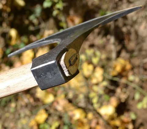 HAND FORGED SLAVIC AXE, REPLICA, ISLAND OF LEDNICA, POLAND, XI. CENTURY