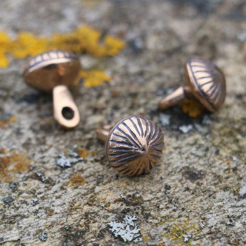 VIKING BUTTON, BIRKA, SWEDEN BRONZE