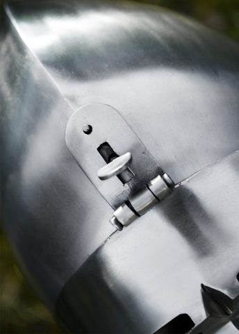 KLAPPVISOR, CASQUE MÉDIÉVAL, TÔLE DE 2 MM