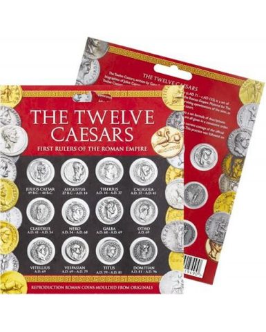 GIFT SET OF ROMAN COINS 12 PIECES, DENARII