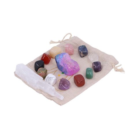 HEALING AND WELLNESS, GIFT SET OF STONES AND CRYSTALS