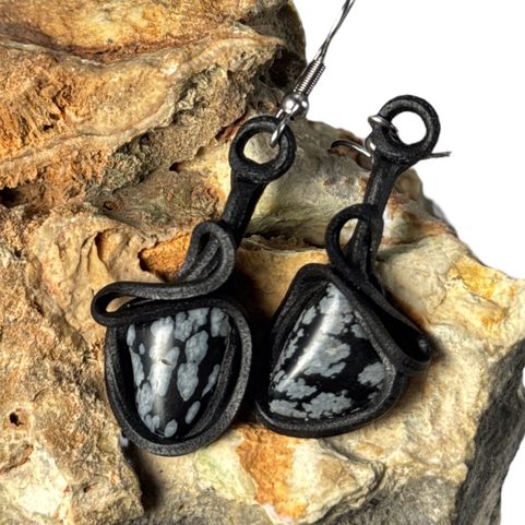 OBSIDIAN  EARRINGS