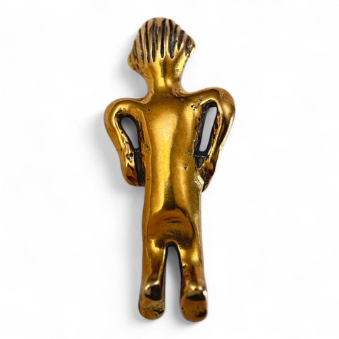 CELTIC FIGURE, BOHEMIA, BRONZE REPLICA