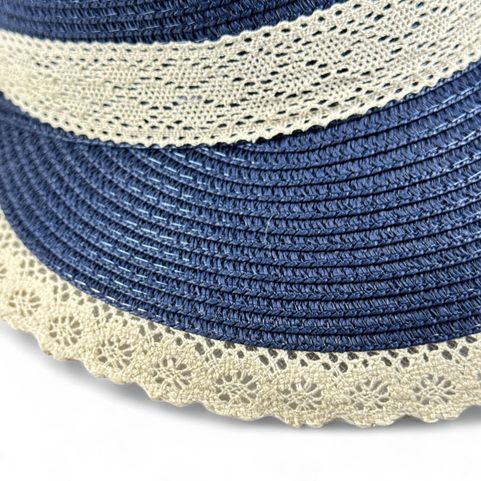 LADIES SUMMER HAT WITH LACE