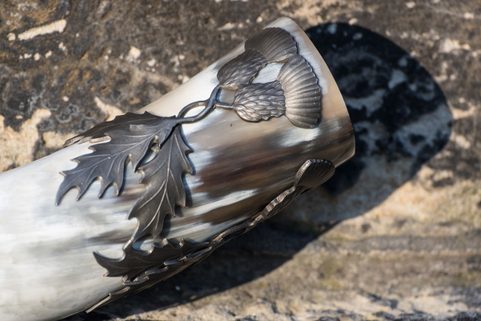 SCOTTISH THISTLE - ALBA, DRINKING HORN