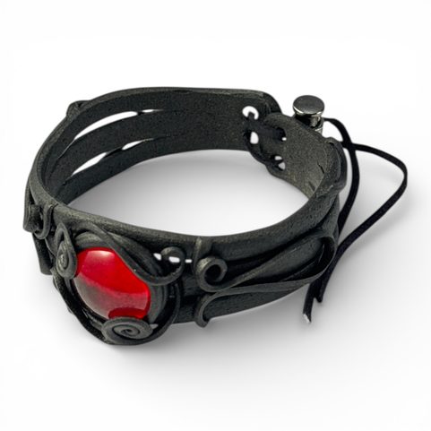 BRACELET EN VERRE OU BLEU