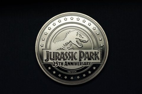 JURASSIC PARK T-REX SAMMLERMÜNZE