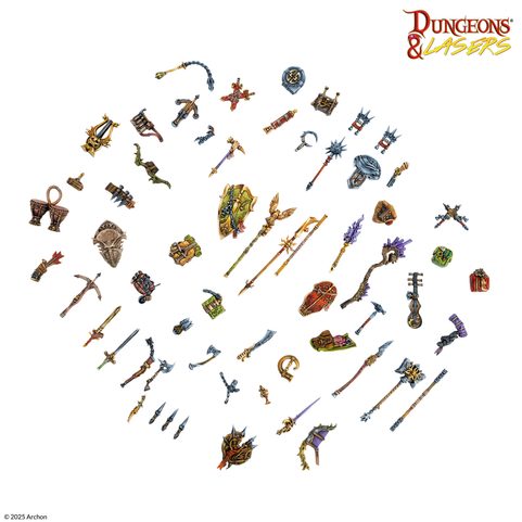 DUNGEONS & LASERS: ADVENTURER’S GEAR SET