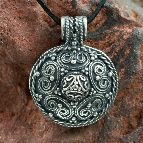 PENDENTIF VIKING, STORA RYK, SUÈDE, ARGENT