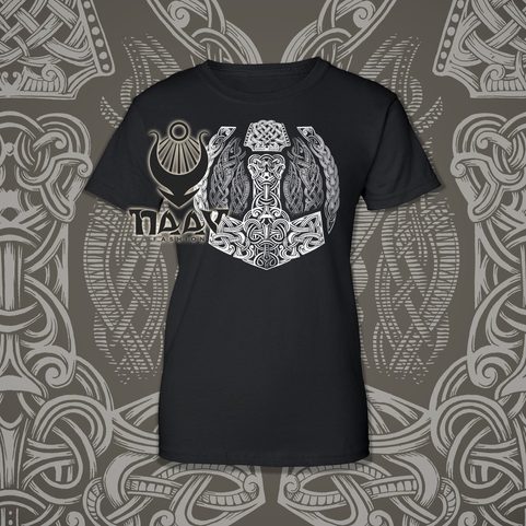 MJÖLLNIR WOMEN'S B&W T-SHIRT