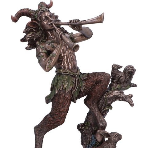 SATYR FIGURINE, NATURE SPIRIT 21.5CM