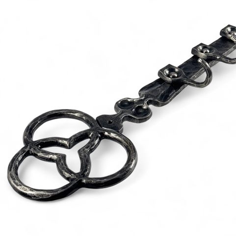 MEDIEVAL KEY, FORGED TOWEL RACK