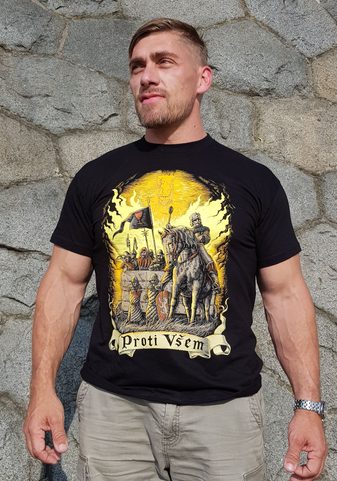 AGAINST ALL, T-SHIRT, COLOURED