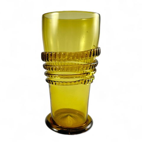 LARISA, FOREST GREEN GLASS, GOBLET