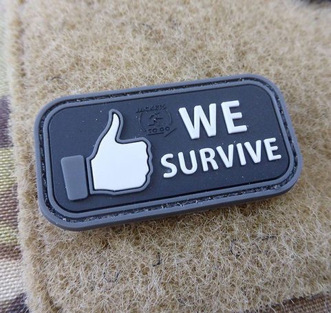 WE SURVIVE PVC-AUFNÄHER