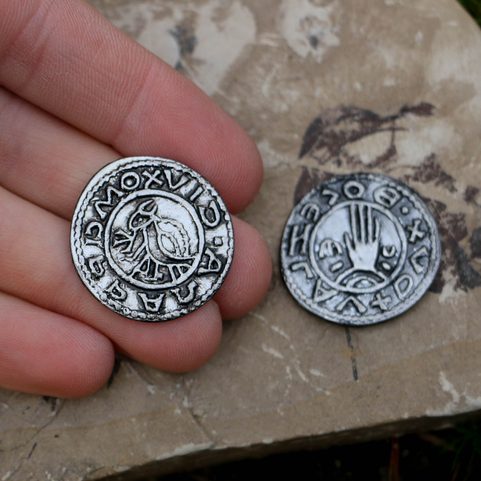 DENARIUS BOLESLAUS I, DUKE OF BOHEMIA, TIN REPLICA