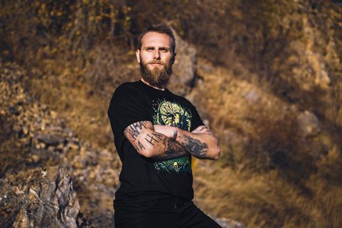 LESHY, MEN'S T-SHIRT, COLORED