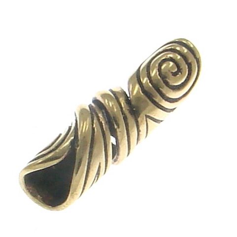 BRONZE SPIRALS - BEAD FOR BEARD