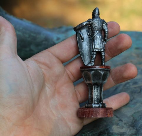 NORMAN WARRIOR, TIN FIGURE