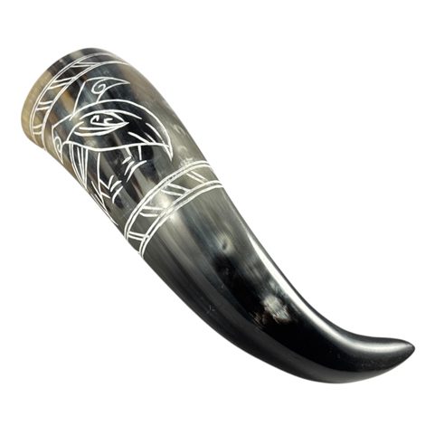 HUGINN AND MUNINN, DRINKING HORN 0,3 L