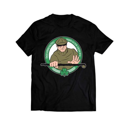 BATAIREACHT, IRISH STICK FIGHTING, BLACK MEN'S T-SHIRT