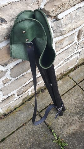 LEDER KLAPPSTATIV, STUHL - FÜR ANGLER