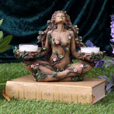 MEDITATION - GODDESS, CANDLESTICK