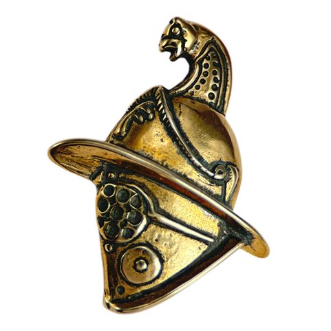 GLADIATOR - THRACIAN HELMET, BRONZE PENDANT