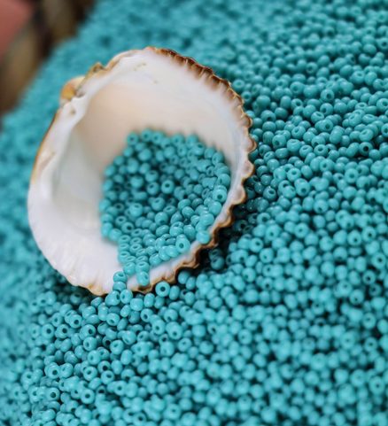 ROCAILLE TCHÈQUE PRECIOSA, OPAQUE TURQUOISE 10/0