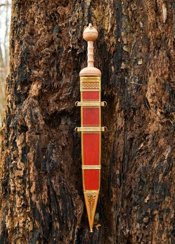 DUBRAVICA GLADIUS AVEC FOURREAU EN CUIR