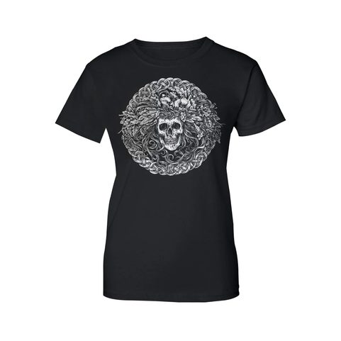 LADY DEATH, LADIES' T-SHIRT BLACK, DRUID COLLECTION
