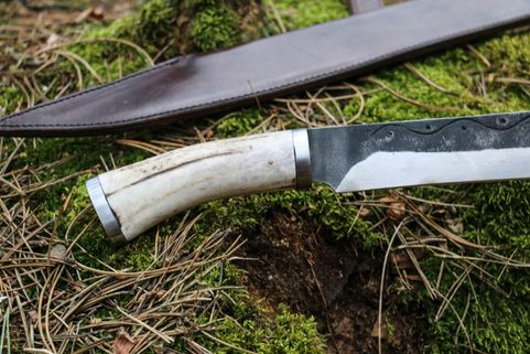 DAGUR, GESCHMIEDETE WIKINGER SCRAMASAX
