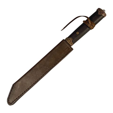 HJÖRTUR, VIKING SEAX KNIFE, DAMASK