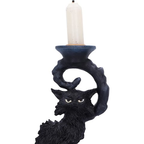 WITCHES FAMILIAR SALEM CANDLESTICK HOLDER 20CM