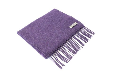 RICH PURPLE LAMBSWOOL SCARF