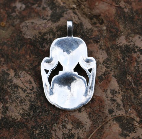 CELTIC GODDESS, SILVER PENDANT