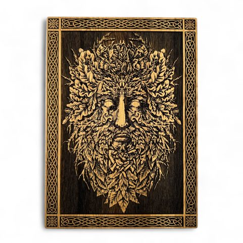 GREEN MAN WALL DECORATION 32X44X2 CM
