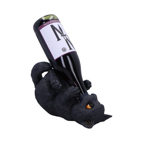 BLACK CAT - WINE HOLDER 18CM