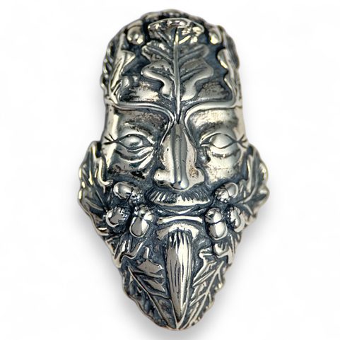 HOMME VERT, PENDENTIF EN ARGENT, AG 925