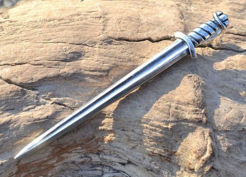 VIKING SWORD, STERLING SILVER PENDANT