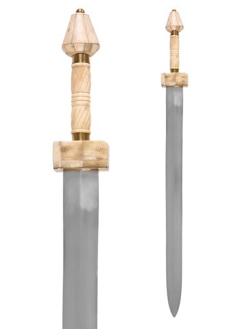ROMAN SPATHA, STRAUBING-NYDAM TYPE WITH LEATHER SCABBARD