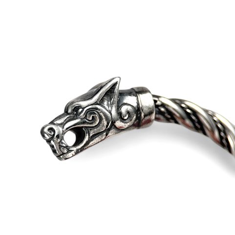 FENRIR, VIKING WOLF, ICELAND, BRACELET, SILVER 925