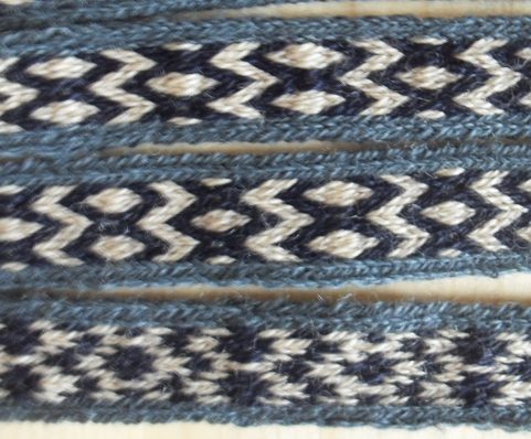 BLUE TABLET WOVEN BELT, 1M