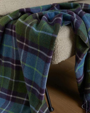 PLAID EN LAINE D'AGNEAU DU CONNEMARA, FOXFORD IRLANDE