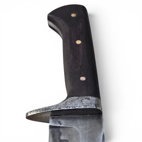 COUTEAU FORGÉ OLD SHATTERHAND, ACIER DAMASSÉ