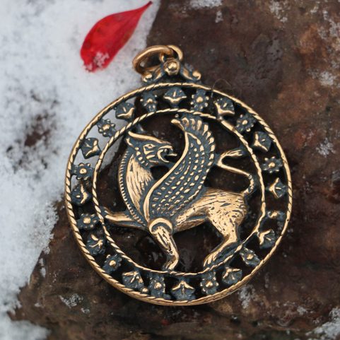 GRIFFIN, BRONZE TALISMAN
