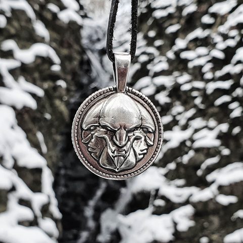 TRIGLAV SLAVIC PENDANT SILVER