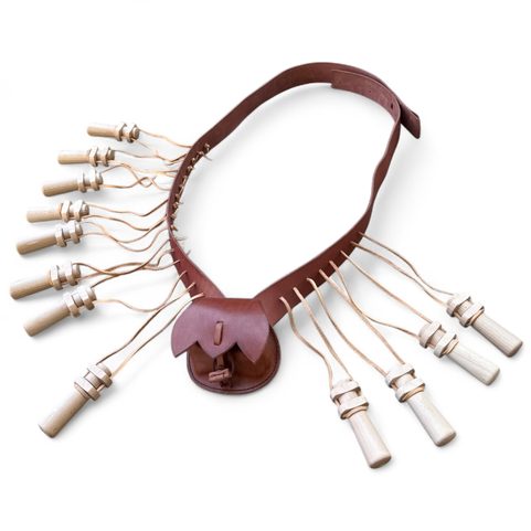 BANDOLIER WITH APOSTLES, 17TH CENTURY, REPLICA