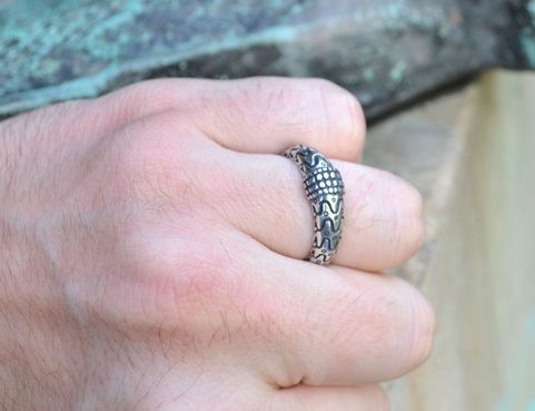 VIKING RING, ORUPGÅRD, DENMARK, STERLING SILVER, AG 925